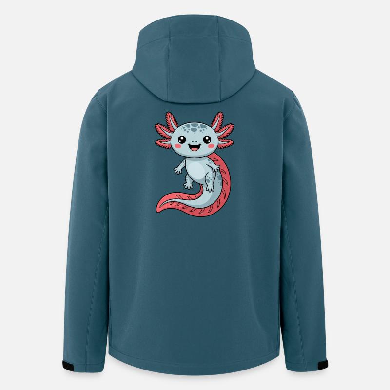 Axolotl - Veste softshell homme en polyester recyclé Stanley/Stella - bleu pétrole foncé