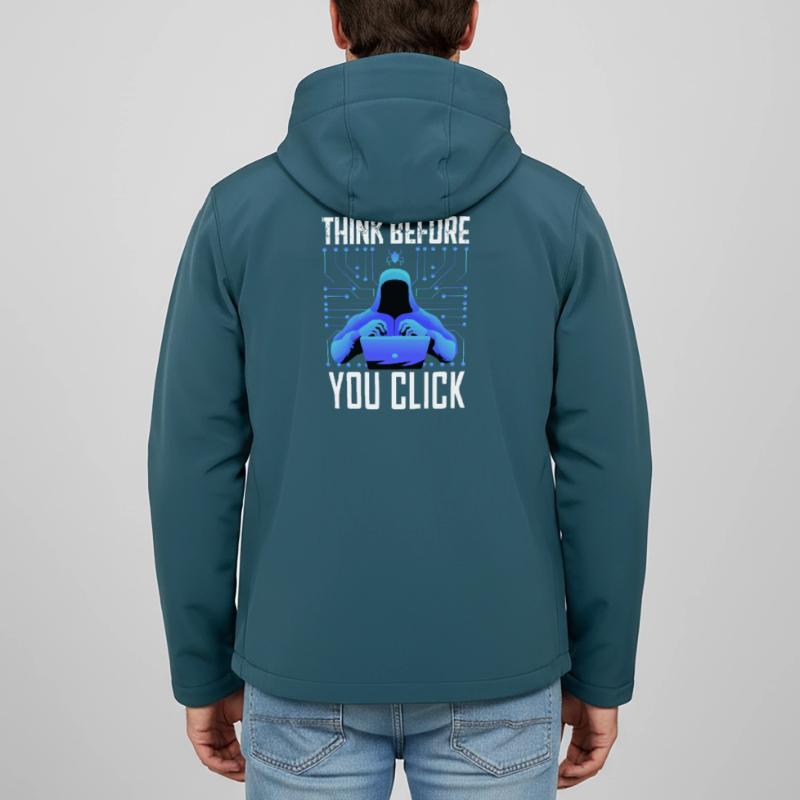 Hacker Hacker Programmeur Cybersécurité Linux Veste softshell homme en polyester recyclé Stanley/Stella