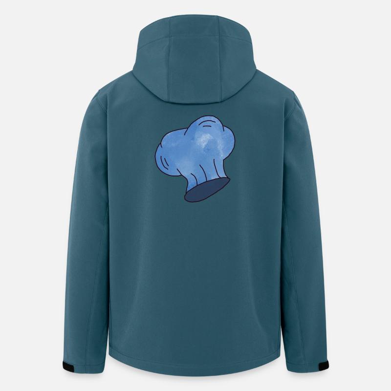 Small blue chef's hat with clouds - Men’s Recycled Softshell Jacket by Stanley/Stella - stargazer