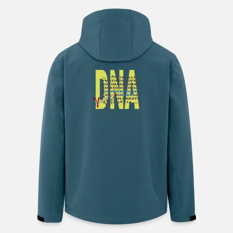 DNA - Recycelte Männer Softshell-Jacke von Stanley/Stella - Dunkles Petrol