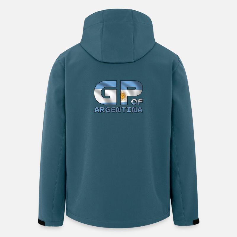 argentina_gp - Recycelte Männer Softshell-Jacke von Stanley/Stella - Dunkles Petrol