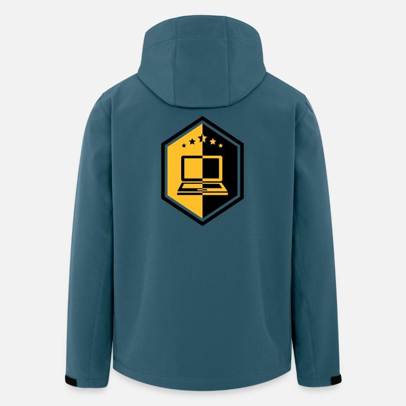 Computing / Informatik / Informatique - Recycelte Männer Softshell-Jacke von Stanley/Stella - Dunkles Petrol