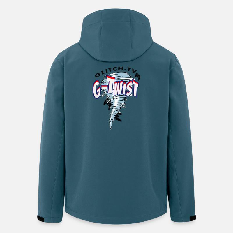 Gamer Tornado - Recycelte Männer Softshell-Jacke von Stanley/Stella - Dunkles Petrol