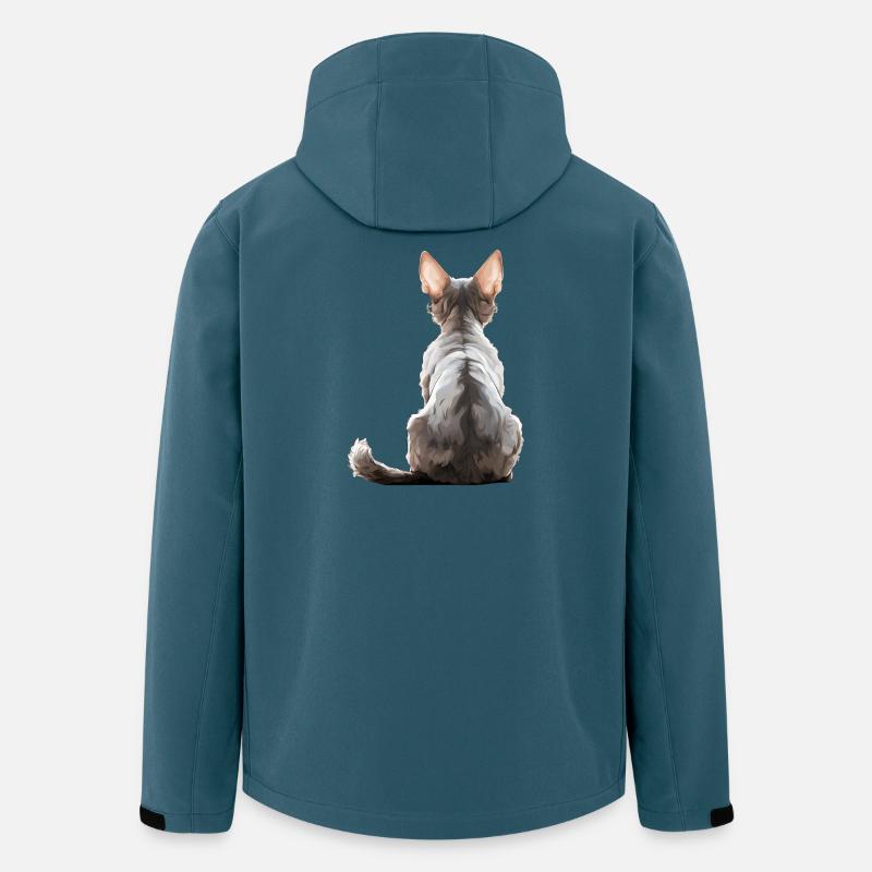 Devon Rex - Veste softshell homme en polyester recyclé Stanley/Stella - bleu pétrole foncé