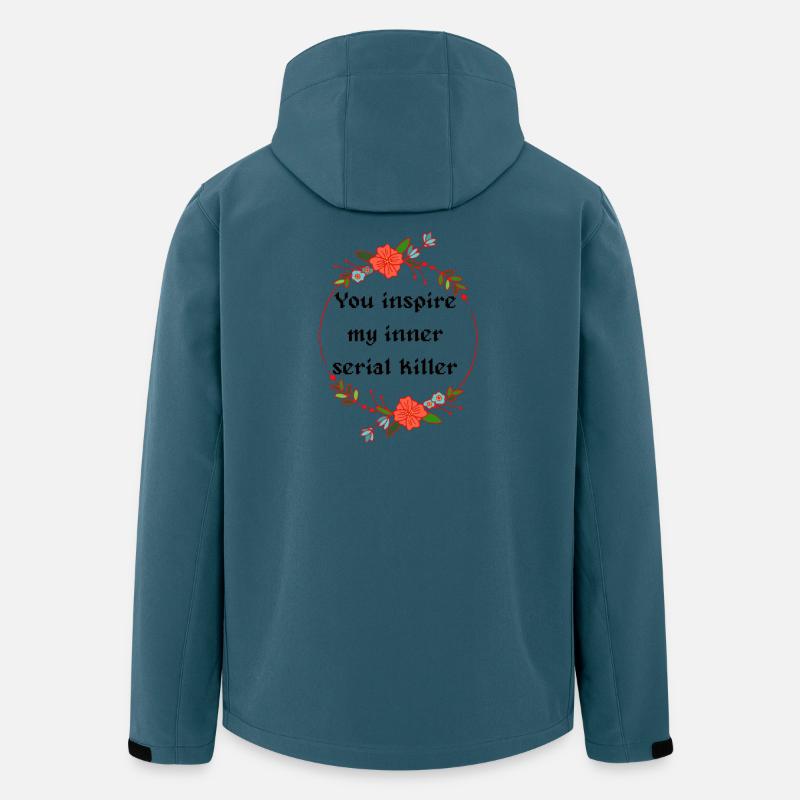 Serial killer - Recycelte Männer Softshell-Jacke von Stanley/Stella - Dunkles Petrol