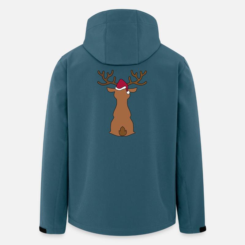 Weihnachten - Recycelte Männer Softshell-Jacke von Stanley/Stella - Dunkles Petrol