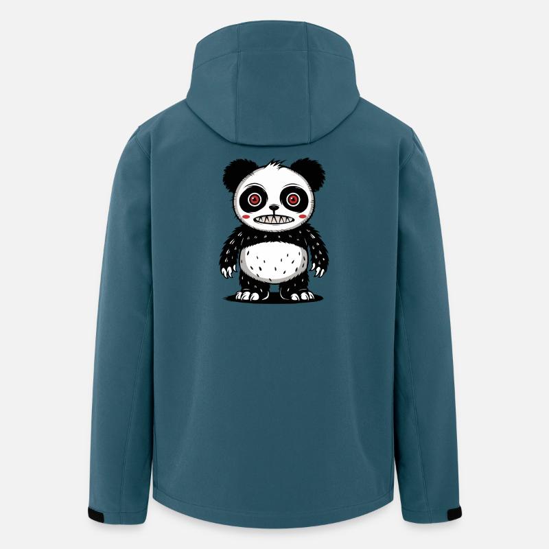 Panda bär - Recycelte Männer Softshell-Jacke von Stanley/Stella - Dunkles Petrol