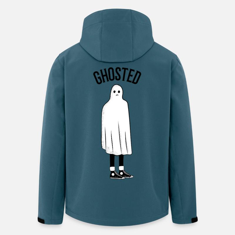 Ghosted Sad Ghost  - Recycelte Männer Softshell-Jacke von Stanley/Stella - Dunkles Petrol