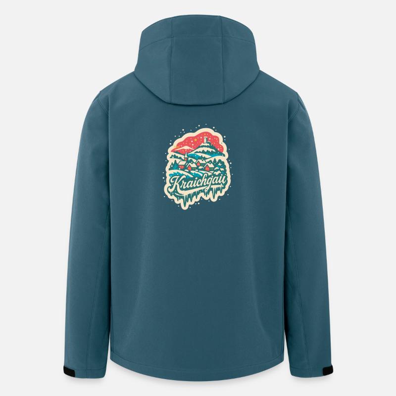 Kraichgau Baden Württemberg Winter - Recycelte Männer Softshell-Jacke von Stanley/Stella - Dunkles Petrol