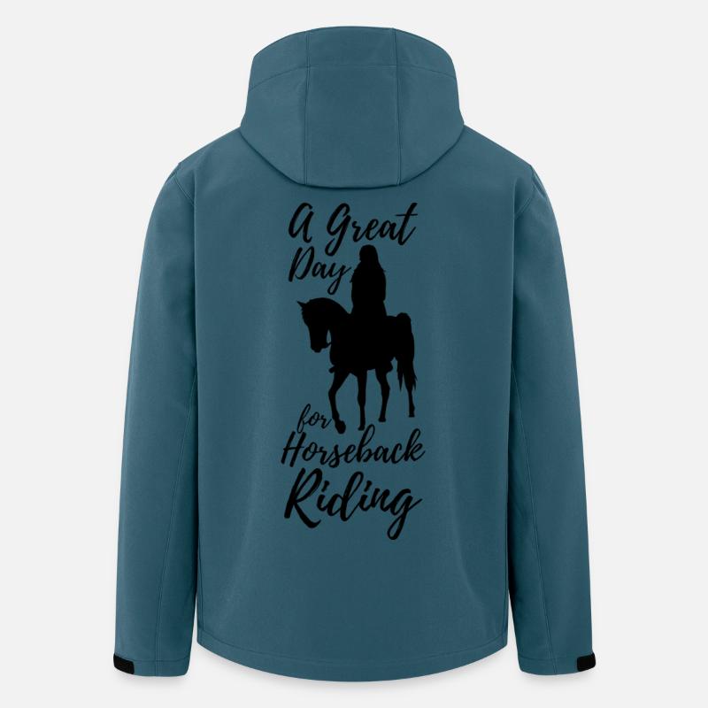 Reiterin - Recycelte Männer Softshell-Jacke von Stanley/Stella - Dunkles Petrol