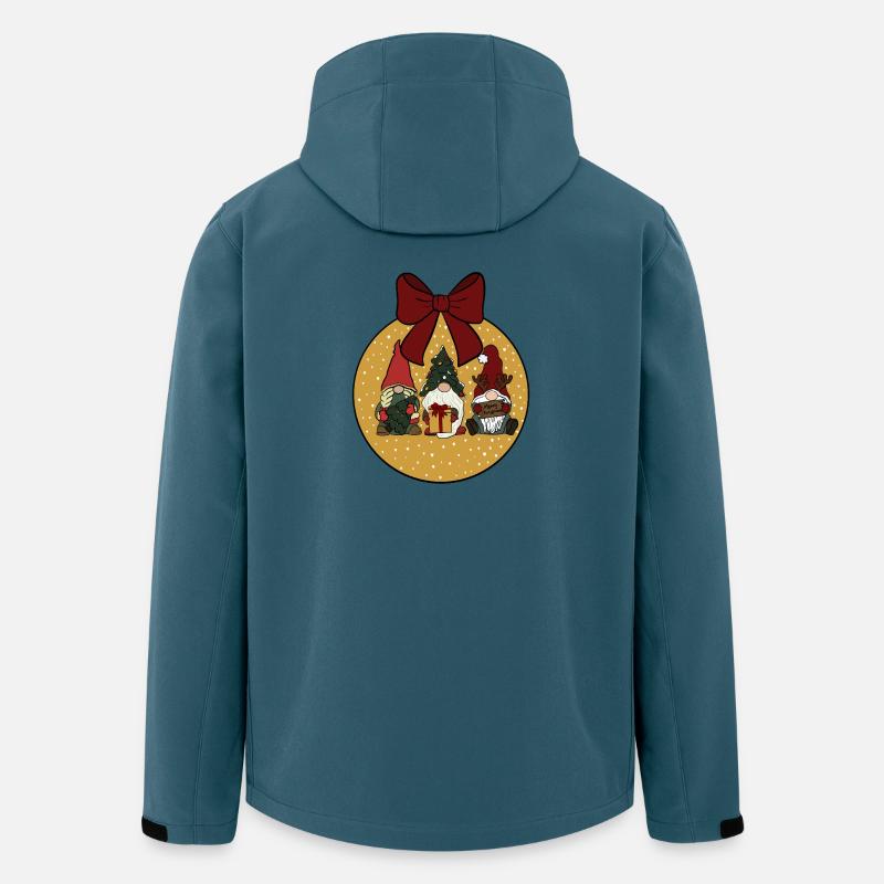 Weihnachtskugel  - Recycelte Männer Softshell-Jacke von Stanley/Stella - Dunkles Petrol