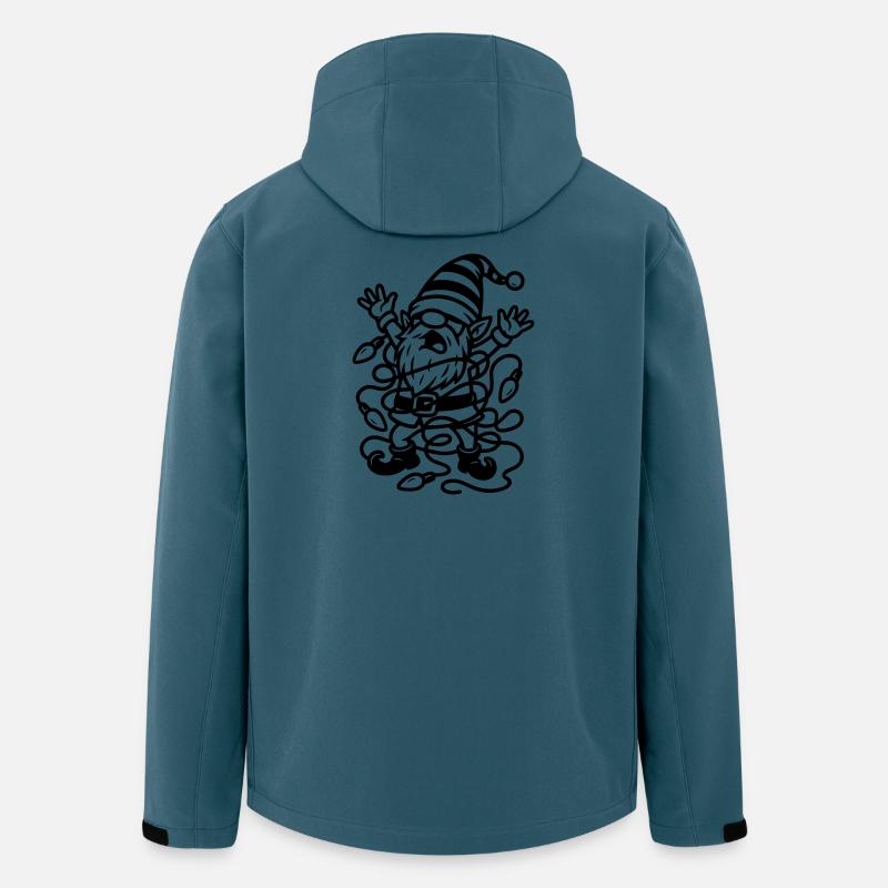 wicht lichterkette - Recycelte Männer Softshell-Jacke von Stanley/Stella - Dunkles Petrol