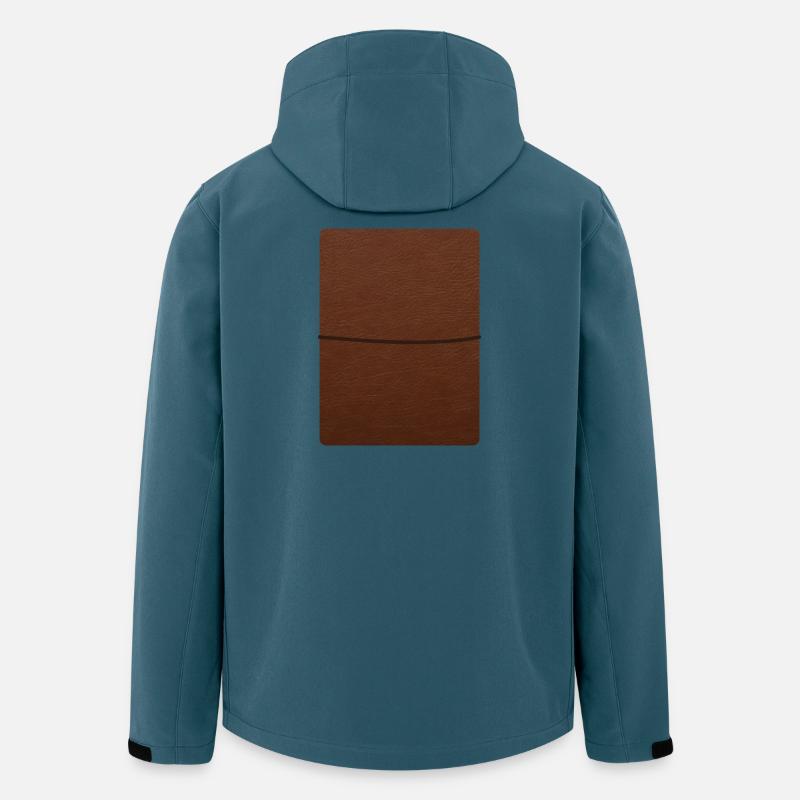 Lederjournal - Recycelte Männer Softshell-Jacke von Stanley/Stella - Dunkles Petrol