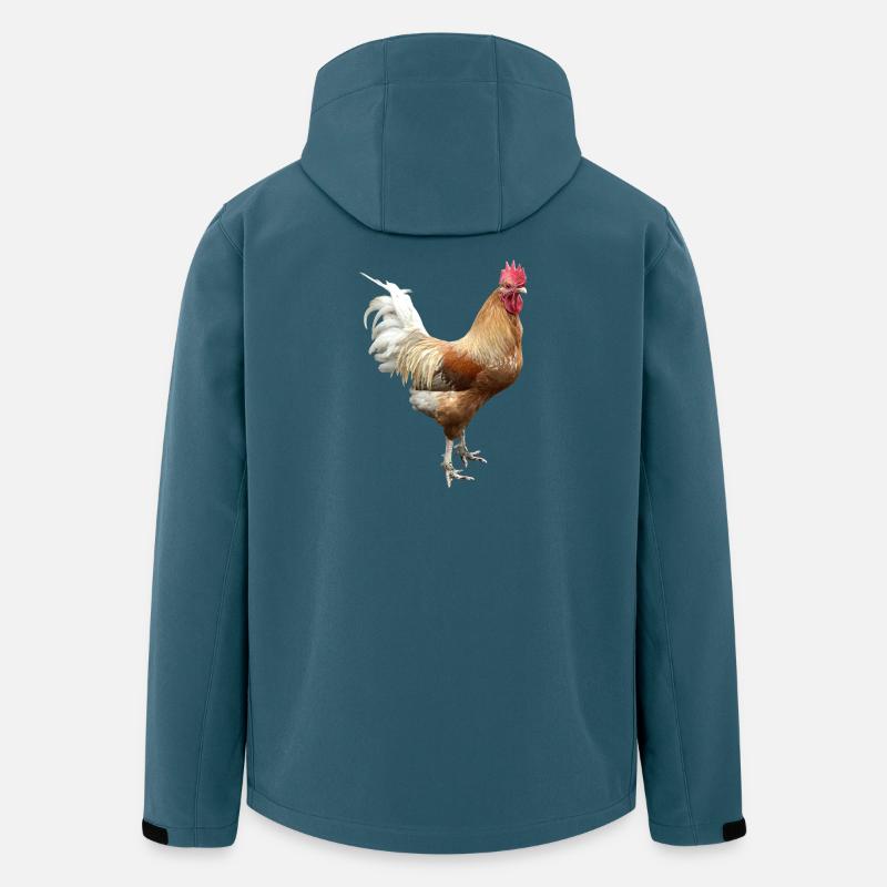Hahn - Recycelte Männer Softshell-Jacke von Stanley/Stella - Dunkles Petrol