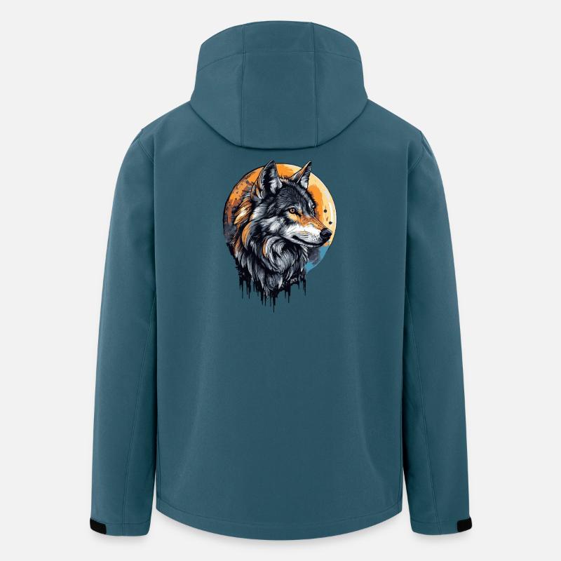 Wolf Moon - Men’s Recycled Softshell Jacket by Stanley/Stella - stargazer