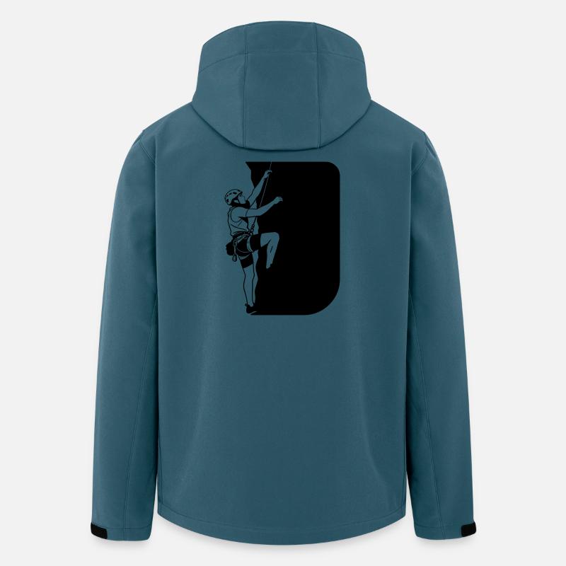 Bergsteiger - Recycelte Männer Softshell-Jacke von Stanley/Stella - Dunkles Petrol