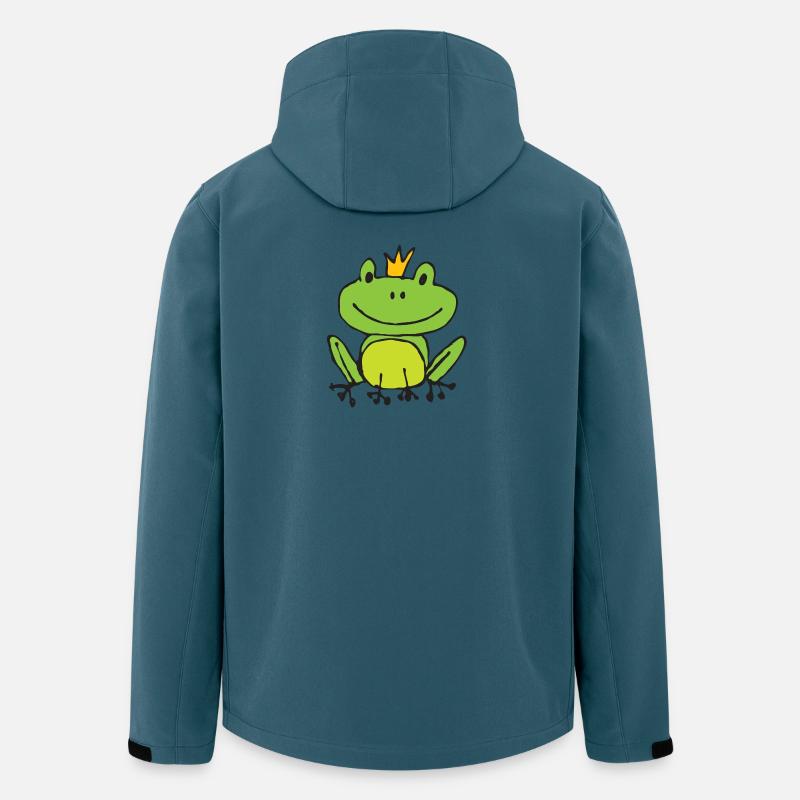 Frosch oder Prinz? - Recycelte Männer Softshell-Jacke von Stanley/Stella - Dunkles Petrol