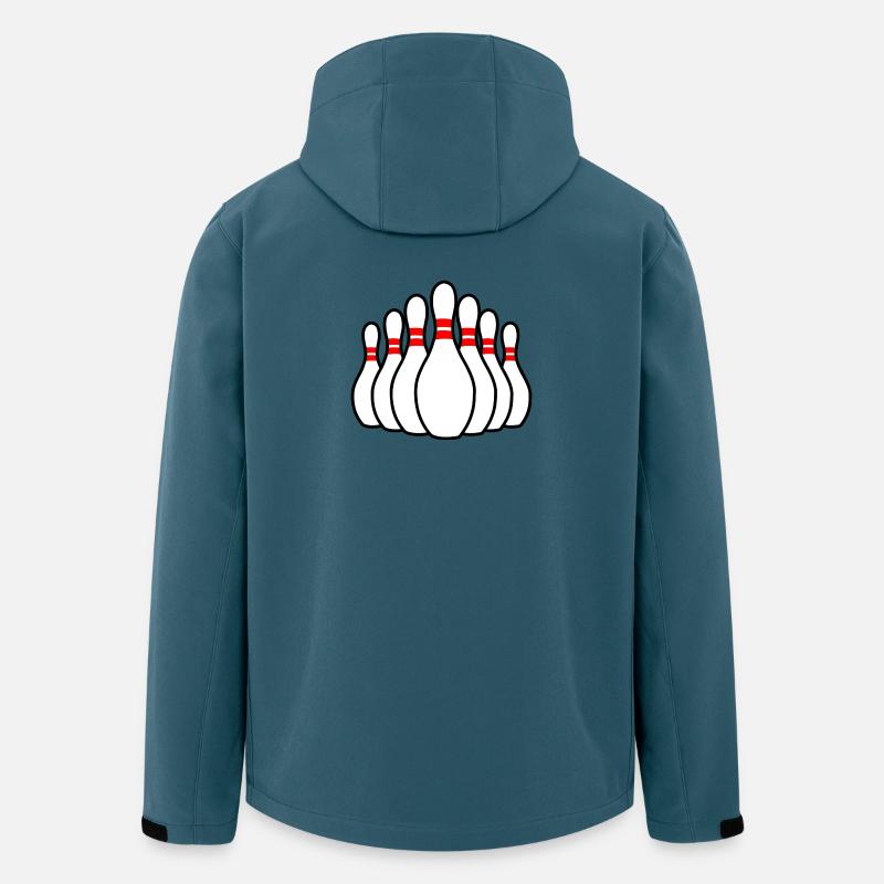 Kegel - Recycelte Männer Softshell-Jacke von Stanley/Stella - Dunkles Petrol