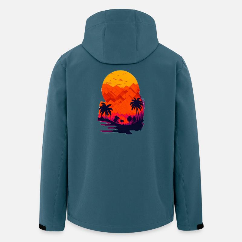 Sunset in the desert - Men’s Recycled Softshell Jacket by Stanley/Stella - stargazer
