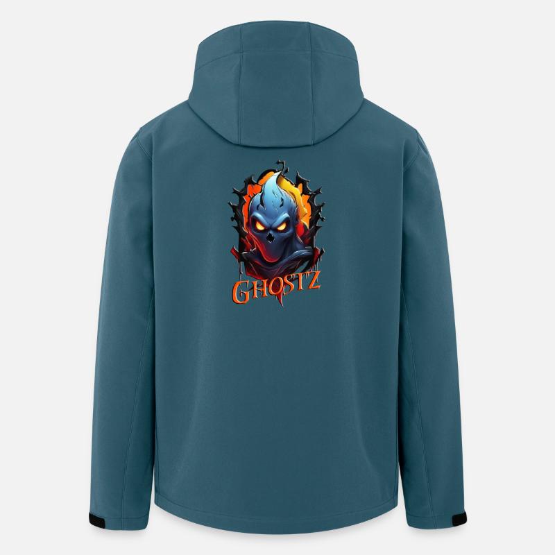 Ghostz - Recycelte Männer Softshell-Jacke von Stanley/Stella - Dunkles Petrol