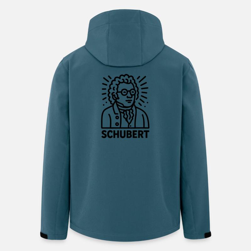 Franz Schubert - Recycelte Männer Softshell-Jacke von Stanley/Stella - Dunkles Petrol