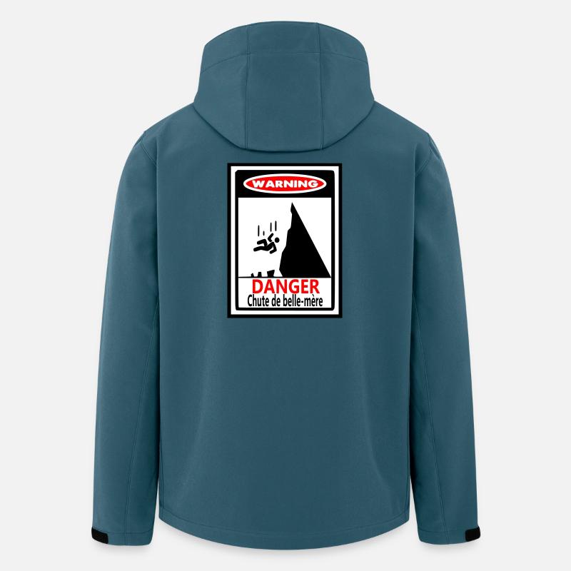 Warnung: Der Sturz der Schwiegermutter - Recycelte Männer Softshell-Jacke von Stanley/Stella - Dunkles Petrol