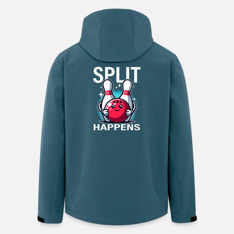 Split Arrive Bowling Joie - Veste softshell homme en polyester recyclé Stanley/Stella - bleu pétrole foncé