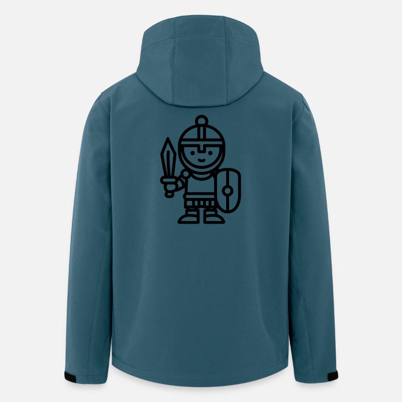 Krieger - Recycelte Männer Softshell-Jacke Discoverer von Stanley/Stella - Dunkles Petrol