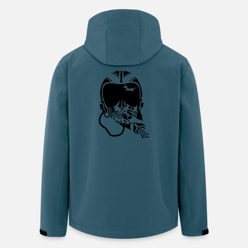 Jet Pilot - Recycelte Männer Softshell-Jacke Discoverer von Stanley/Stella - Dunkles Petrol