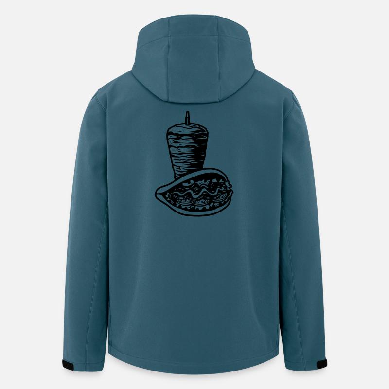 spitwithkebab - Recycelte Männer Softshell-Jacke von Stanley/Stella - Dunkles Petrol