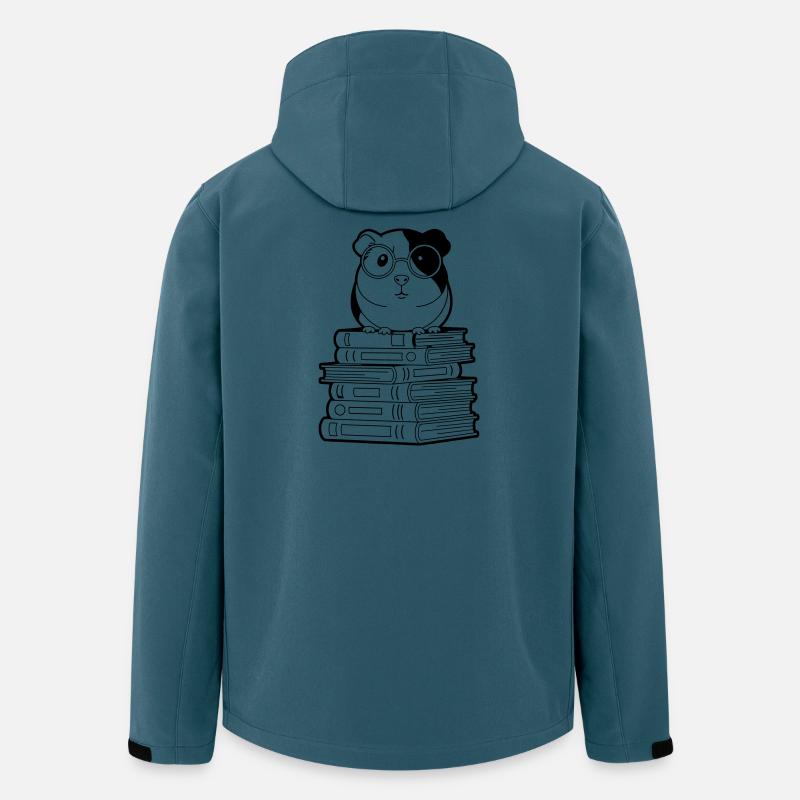 Guinea Pig Books Nerd Contour - Men’s Recycled Softshell Jacket by Stanley/Stella - stargazer
