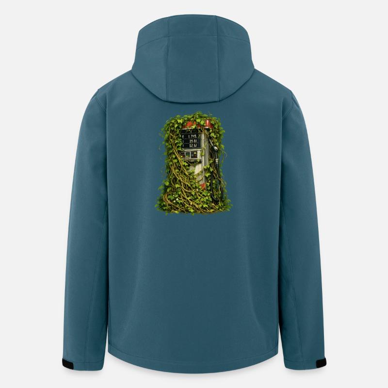 Efeu-Eingeschlossene Pumpe - Recycelte Männer Softshell-Jacke von Stanley/Stella - Dunkles Petrol