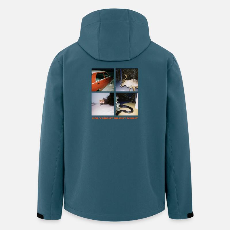 Stille Nächte Weihnachten - Recycelte Männer Softshell-Jacke von Stanley/Stella - Dunkles Petrol