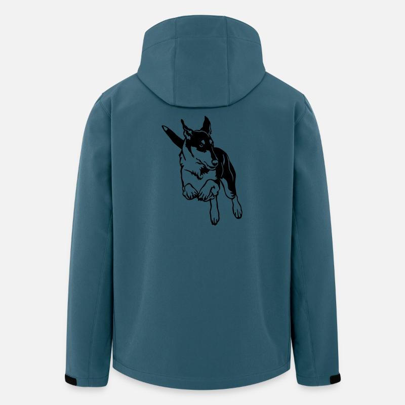 Collie - Recycelte Männer Softshell-Jacke von Stanley/Stella - Dunkles Petrol