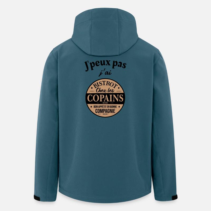 Ich kann nicht Bistrot - Recycelte Männer Softshell-Jacke von Stanley/Stella - Dunkles Petrol