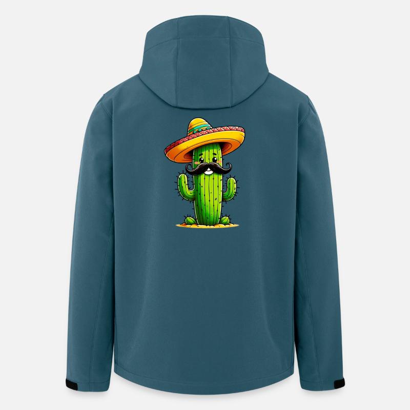 Kaktus - Recycelte Männer Softshell-Jacke von Stanley/Stella - Dunkles Petrol