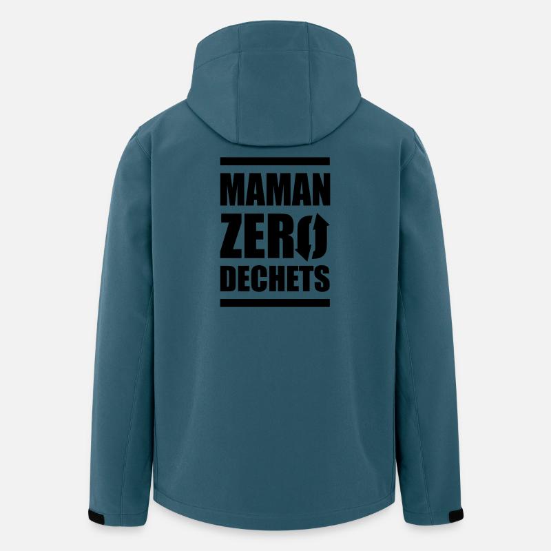 Zero Waste Mama - Recycelte Männer Softshell-Jacke von Stanley/Stella - Dunkles Petrol