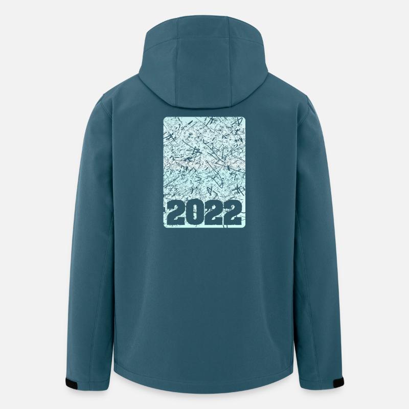 Nummer 2022 - Recycelte Männer Softshell-Jacke von Stanley/Stella - Dunkles Petrol