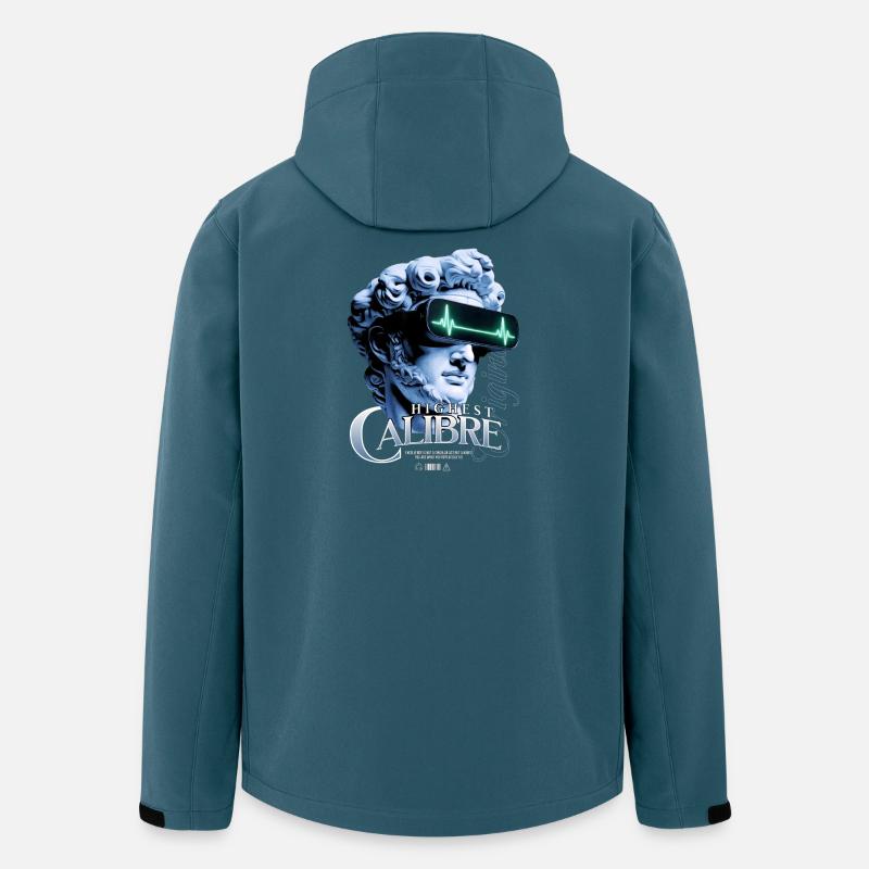 Höchst Kaliber VR-Statue - Recycelte Männer Softshell-Jacke von Stanley/Stella - Dunkles Petrol