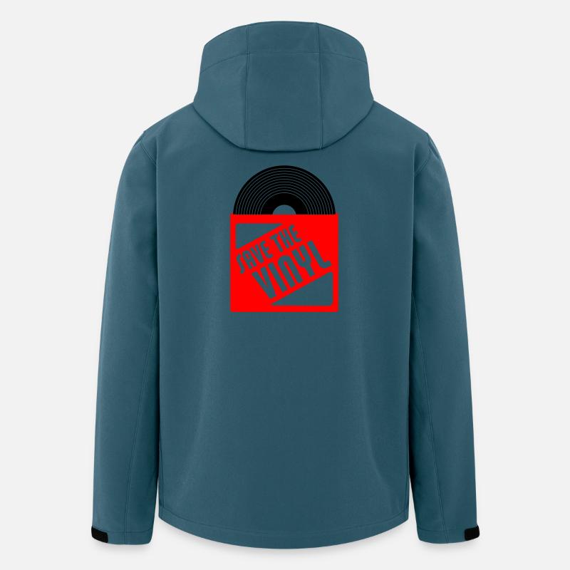 save the vinyl - Recycelte Männer Softshell-Jacke von Stanley/Stella - Dunkles Petrol