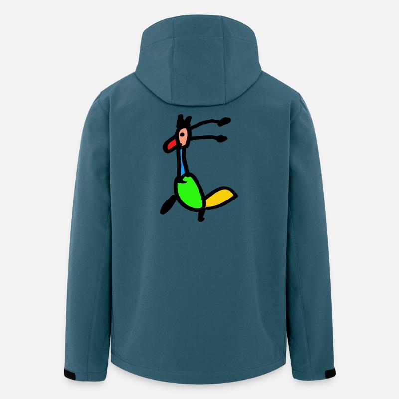 Paradiesvogel - Recycelte Männer Softshell-Jacke von Stanley/Stella - Dunkles Petrol