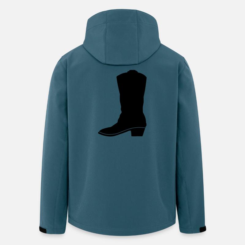 Cowboy-Westernstiefel - Recycelte Männer Softshell-Jacke von Stanley/Stella - Dunkles Petrol