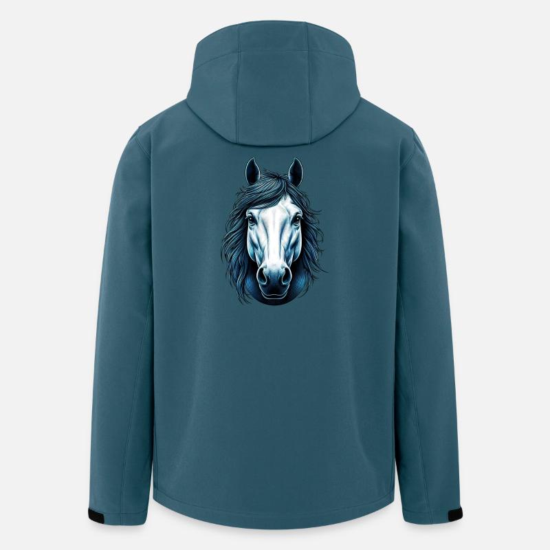 Horse - Men’s Recycled Softshell Jacket by Stanley/Stella - stargazer