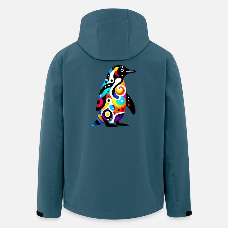 Pingouin - Veste softshell homme en polyester recyclé Stanley/Stella - bleu pétrole foncé