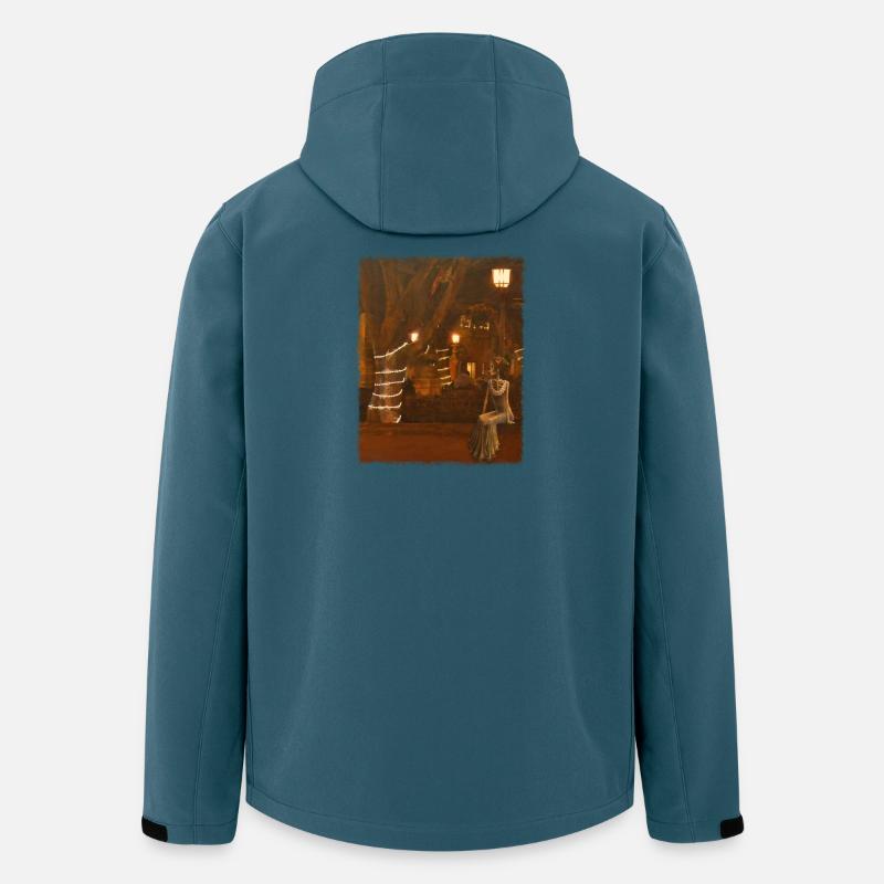 Nächtlicher Ausflug nach La Catrina - Recycelte Männer Softshell-Jacke von Stanley/Stella - Dunkles Petrol