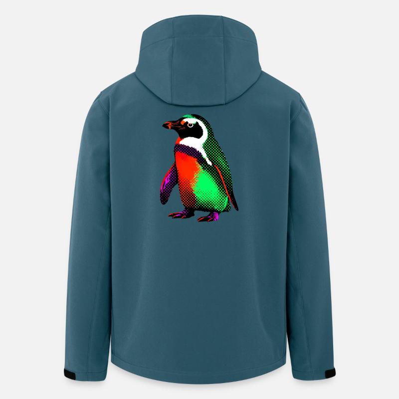 Pingouin - Veste softshell homme en polyester recyclé Stanley/Stella - bleu pétrole foncé