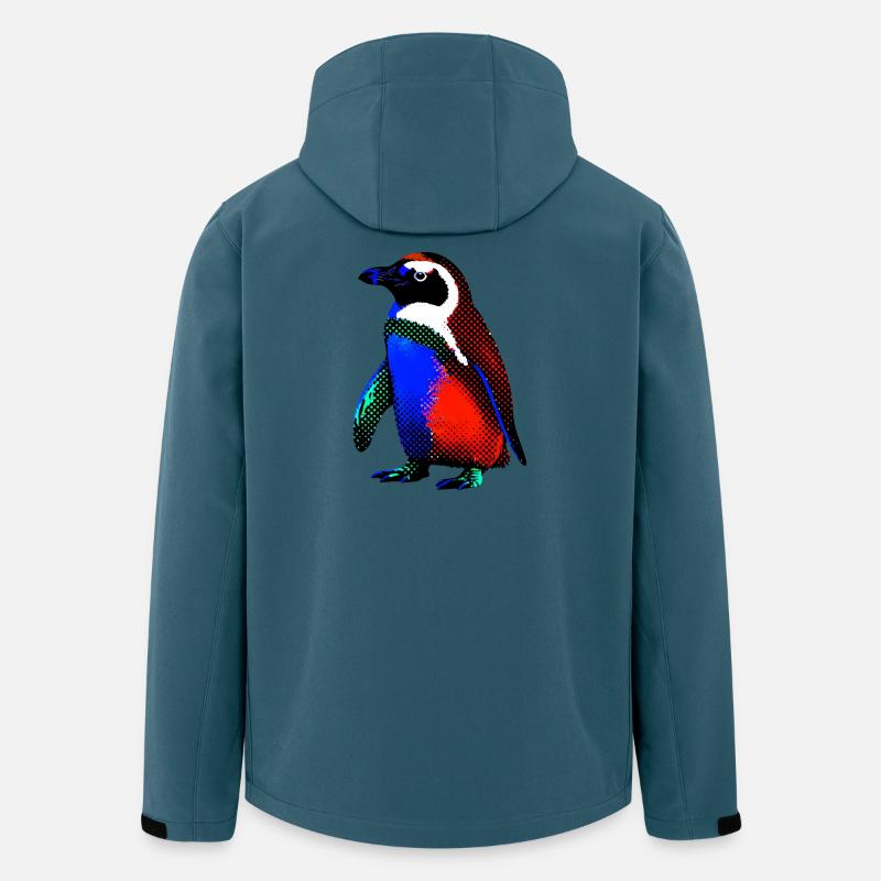 Pingouin - Veste softshell homme en polyester recyclé Stanley/Stella - bleu pétrole foncé