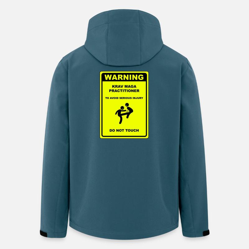 Warning! Krav Maga practitioner! - Men’s Recycled Softshell Jacket by Stanley/Stella - stargazer