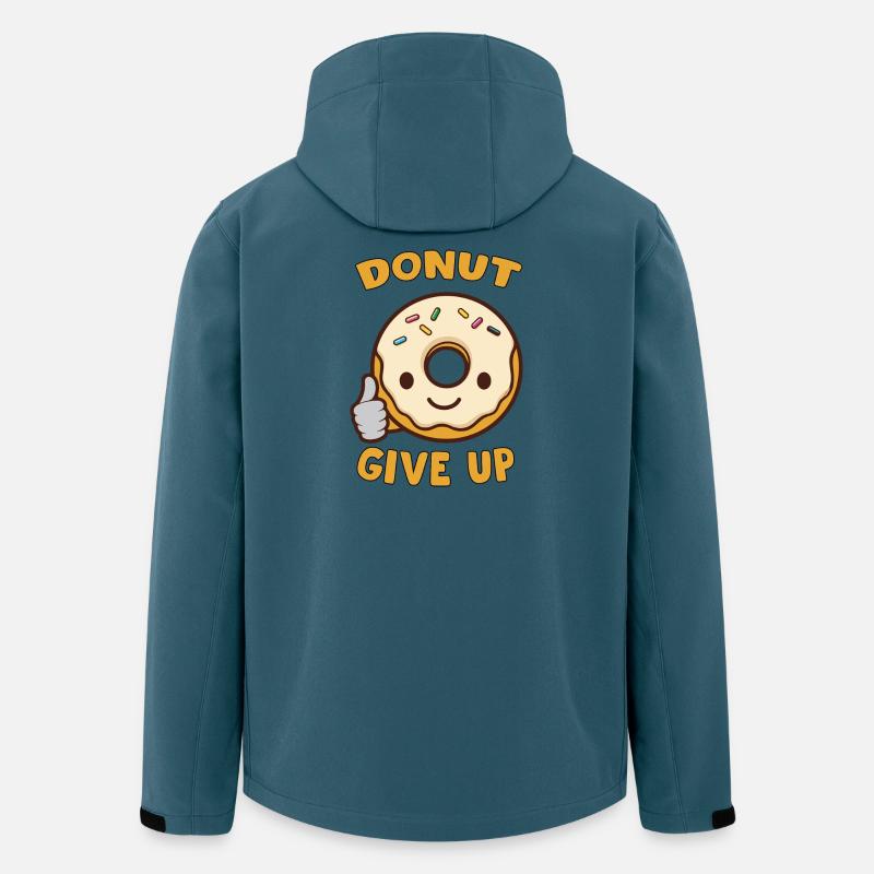 Donut-Träumer Motivation - Recycelte Männer Softshell-Jacke von Stanley/Stella - Dunkles Petrol
