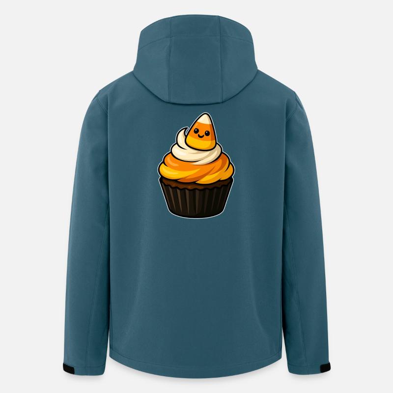 CandyCorn Cupcake Charme - Recycelte Männer Softshell-Jacke von Stanley/Stella - Dunkles Petrol